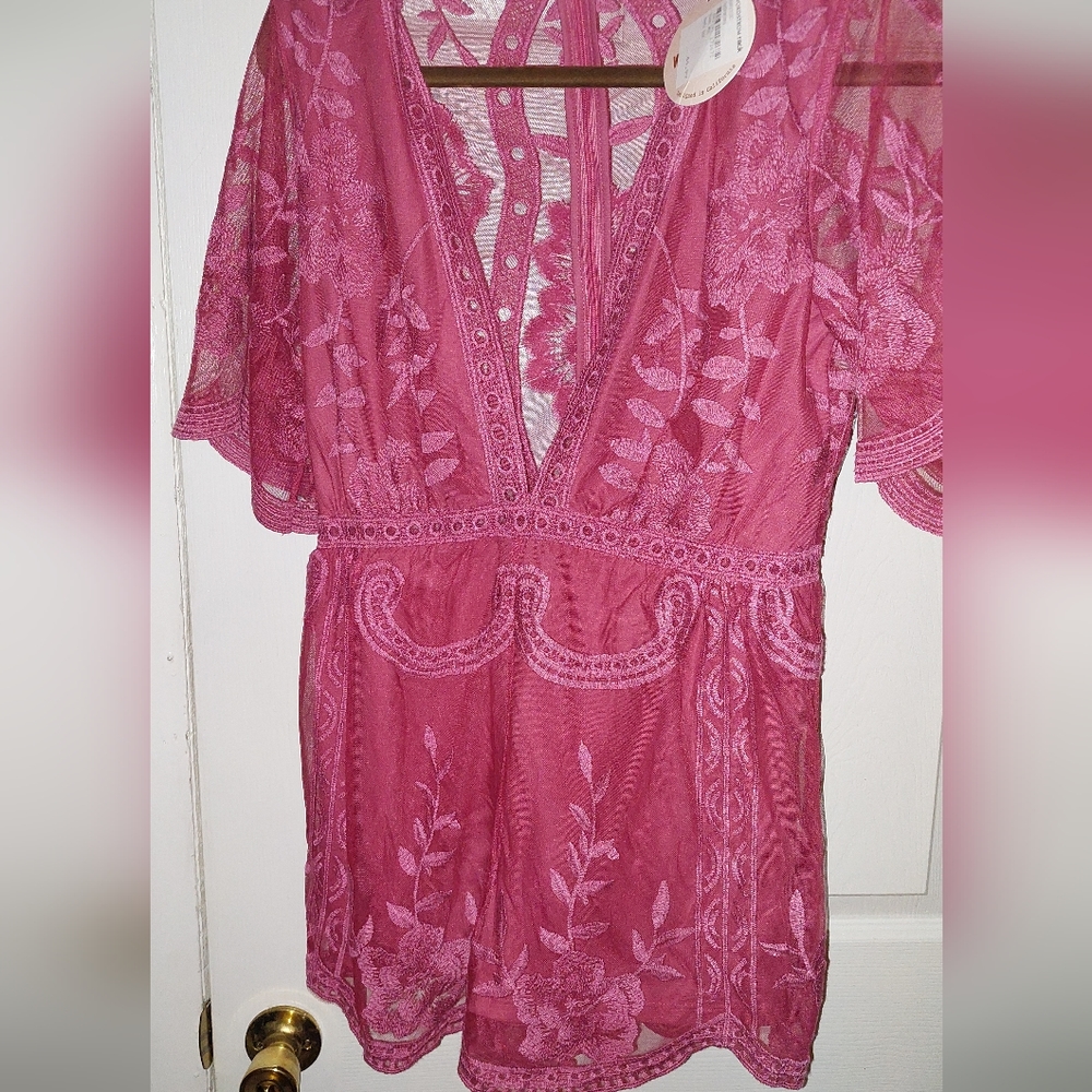 Pink intimate top